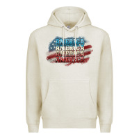 Oatmeal Heather America america Premium Hoodie - NancyCooperArtShop