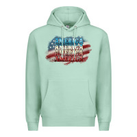Seafoam America america Premium Hoodie - NancyCooperArtShop