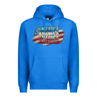 True Royal America america Premium Hoodie - NancyCooperArtShop