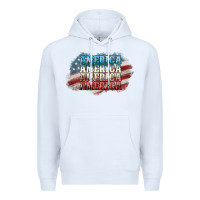 White America america Premium Hoodie - NancyCooperArtShop