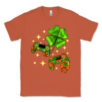 Copper St. Patrick's Day with game control and clover Classic Tee - Neo Western