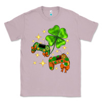 Lilac St. Patrick's Day with game control and clover Classic Tee - Neo Western