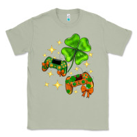 Matcha St. Patrick's Day with game control and clover Classic Tee - Neo Western