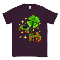 Plum St. Patrick's Day with game control and clover Classic Tee - Neo Western