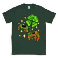 Sports Green St. Patrick's Day with game control and clover Classic Tee - Neo Western