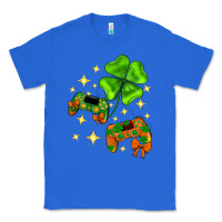 True Royal St. Patrick's Day with game control and clover Classic Tee - Neo Western
