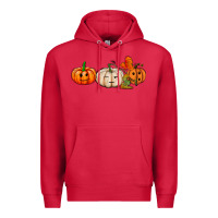 Cardinal pumpkins face Premium Hoodie - AdoDesignShop