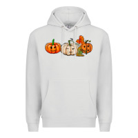Pumpkins Face Premium Hoodie | Teevron