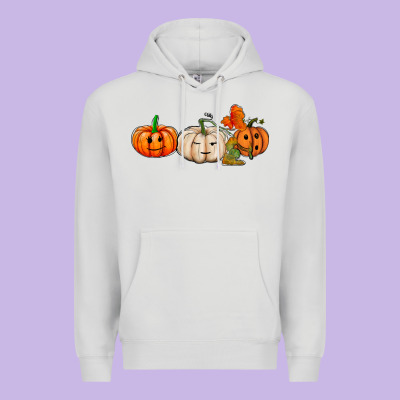 Pumpkins Face Premium Hoodie Designed By Adodesignshop