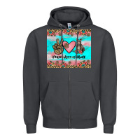 Smoke peace love pitbull Zipper Hoodie - JahusDesignShop