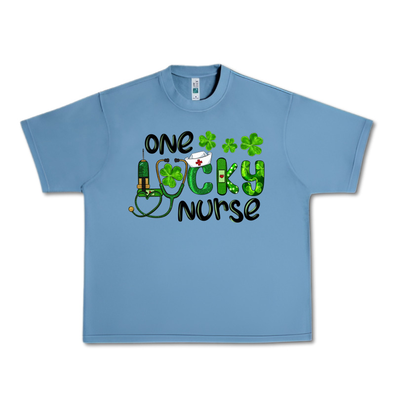 St. Patrick's Day One Lucky Nurse Urban Heavy Tee by RanaPortraitStore | Teevron