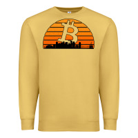Antique Gold bitcoin new orleans retro sunset Premium Sweatshirt - Jasminsmagicworld