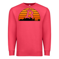 Cardinal bitcoin new orleans retro sunset Premium Sweatshirt - Jasminsmagicworld