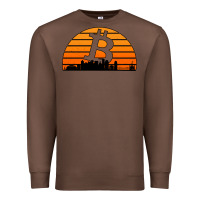 Chestnut bitcoin new orleans retro sunset Premium Sweatshirt - Jasminsmagicworld