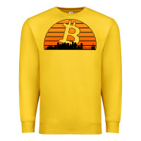 Lemon bitcoin new orleans retro sunset Premium Sweatshirt - Jasminsmagicworld
