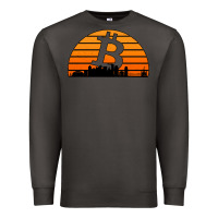 Smoke bitcoin new orleans retro sunset Premium Sweatshirt - Jasminsmagicworld