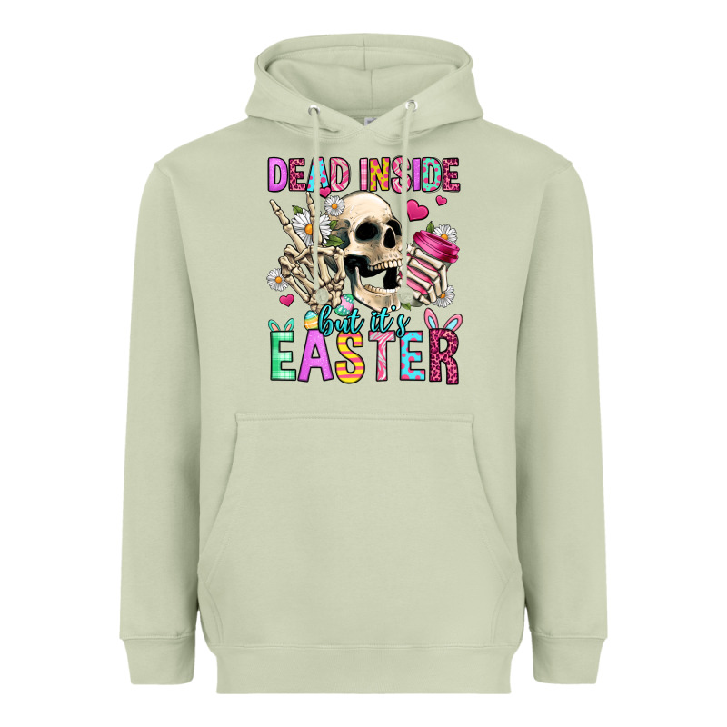 Dead Inside But It's Easter Heavyweight Hoodie by Jasminsmagicworld | Teevron