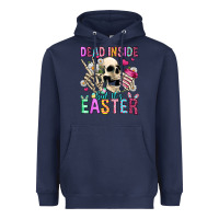 Navy dead inside but it's easter Heavyweight Hoodie - Jasminsmagicworld