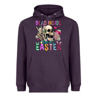 Plum dead inside but it's easter Heavyweight Hoodie - Jasminsmagicworld