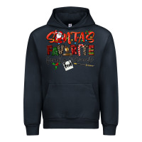 Navy santa's favorite family advocate Urban Hoodie - LillyAllenDesigns