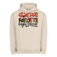 Pigment French Oak santa's favorite family advocate Urban Hoodie - LillyAllenDesigns