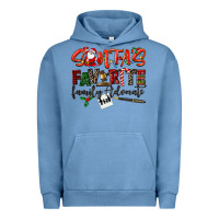 Pigment Pebble Blue santa's favorite family advocate Urban Hoodie - LillyAllenDesigns