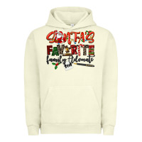 Pigment Pistachio santa's favorite family advocate Urban Hoodie - LillyAllenDesigns
