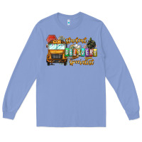 Colony Blue Student Delivery Specialist Long Sleeve Tee - CowhideDigitalArt