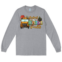 Heather Grey Student Delivery Specialist Long Sleeve Tee - CowhideDigitalArt