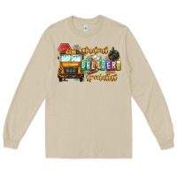 Mushroom Student Delivery Specialist Long Sleeve Tee - CowhideDigitalArt