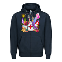 Navy nurse  summer Zipper Hoodie - AdoDesignShop
