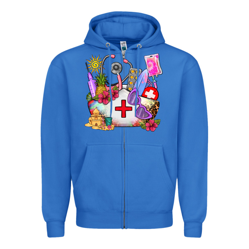 Nurse  Summer Zipper Hoodie by AdoDesignShop | Teevron