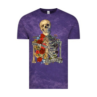 Cloud Purple inhale peace exhale chaos Vintage Tee - RanaPortraitStore