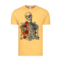 Vintage Mustard inhale peace exhale chaos Vintage Tee - RanaPortraitStore
