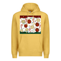 Antique Gold christmas conchas Premium Hoodie - MaliasSmallBusiness