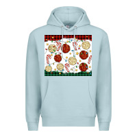Blue Mist christmas conchas Premium Hoodie - MaliasSmallBusiness