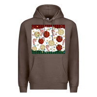 Coffee christmas conchas Premium Hoodie - MaliasSmallBusiness