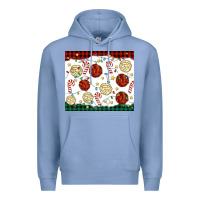 Colony Blue christmas conchas Premium Hoodie - MaliasSmallBusiness
