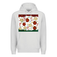 Dove Grey christmas conchas Premium Hoodie - MaliasSmallBusiness