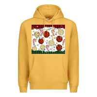 Mustard christmas conchas Premium Hoodie - MaliasSmallBusiness