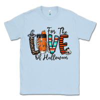 Dusty Blue for the love of halloween Classic Tee - CowhideDigitalArt
