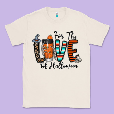 For The Love Of Halloween Classic Tee Designed By Cowhidedigitalart