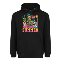 Black sweet summer skeleton Heavyweight Hoodie - Jasminsmagicworld