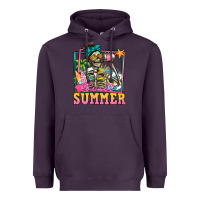 Plum sweet summer skeleton Heavyweight Hoodie - Jasminsmagicworld