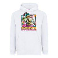 White sweet summer skeleton Heavyweight Hoodie - Jasminsmagicworld