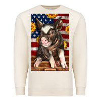 Sandshell Western American Pig Premium Sweatshirt - LillyAllenDesigns