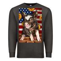 Smoke Western American Pig Premium Sweatshirt - LillyAllenDesigns