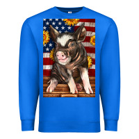 True Royal Western American Pig Premium Sweatshirt - LillyAllenDesigns