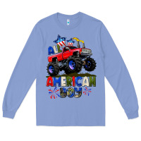 Colony Blue All American Boy 4th july Long Sleeve Tee - CowGirlArtShop