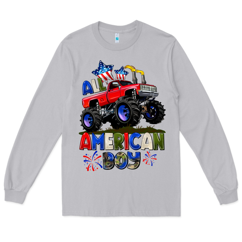 All American Boy 4th July Long Sleeve Tee by CowGirlArtShop | Teevron